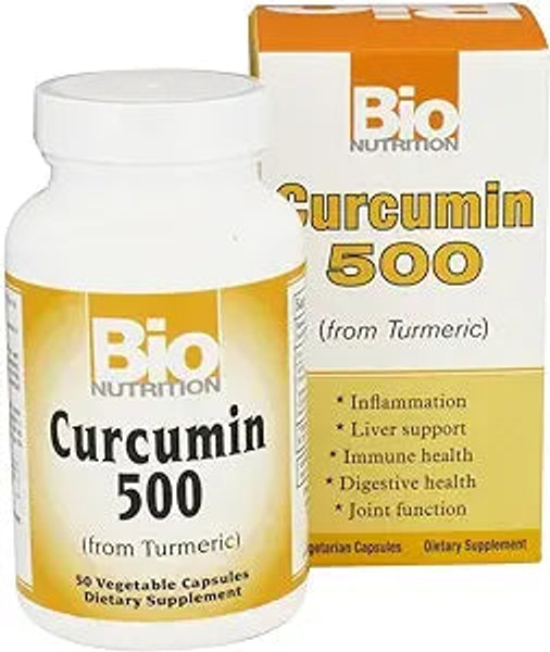 Bio Nutrition, Curcumin 500, 1 Each, 50 Vcap