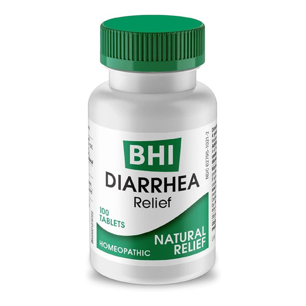 Bhi/Medinatura, Homeopathic Diarrhea Relief Tablets, 1 Each, 100 Tab