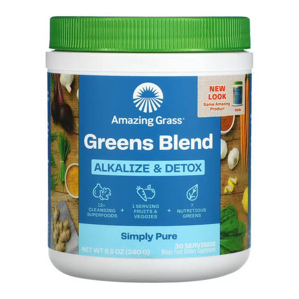 Amazing Grass, Green Superfood Alkalize & Detox, 1 Each, 8.5 Oz
