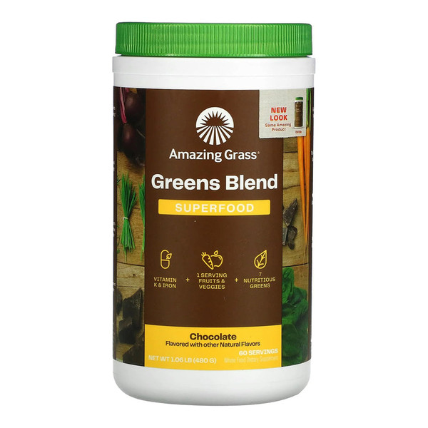 Amazing Grass, Green Superfood Chocolate, 1 Each, 17 Oz