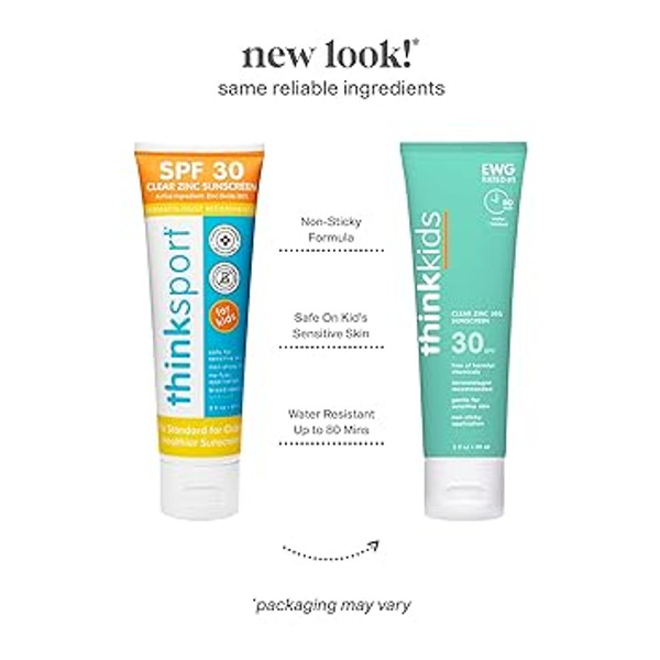 Thinksport, Snscrn Kids Clr Znc Spf30, 1 Each, 3 Oz