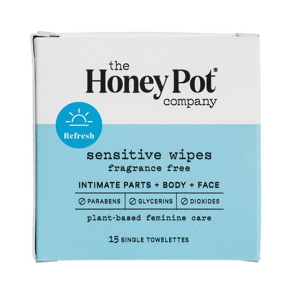 The Honey Pot Company, Wipes Intimate Snstve Ind, 1 Each, 15 Ct