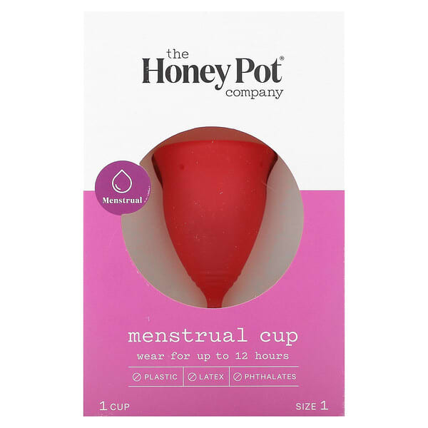 The Honey Pot Company, Menstrual Cup Silicone Size 1, 1 Each, 1 Ct