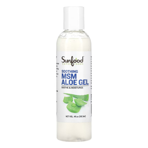 Sunfood, Soothing Msm Aloe Gel - 4 Oz