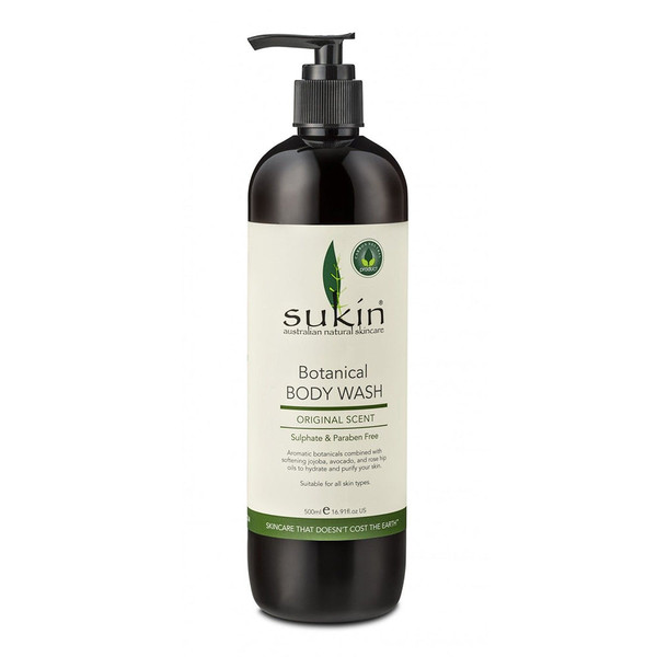 Sukin, Botanical Body Wash Original Scent, 1 Each, 16.9 Oz