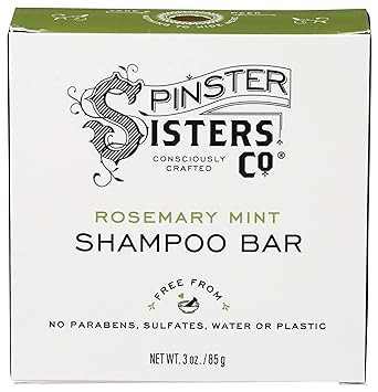 Spinster Sisters Co Rosemary Mint Shampoo Bar, 3 Oz