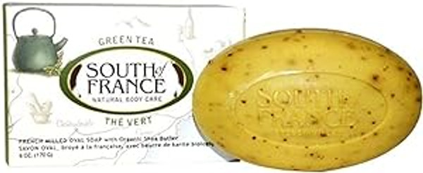 South Of France, Bar Soap Green Tea Leaves, 1 Each, 6 Oz