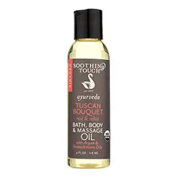Soothing Touch, Organic Bath Body & Massage Oil Tuscan Bouquet, 1 Each, 4 Oz