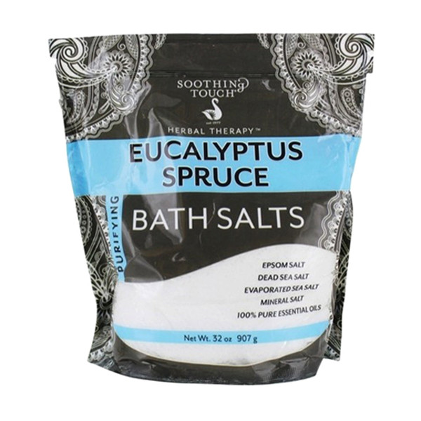 Soothing Touch, Bath Salts Eucalyptus Spruce, 1 Each, 32 Oz