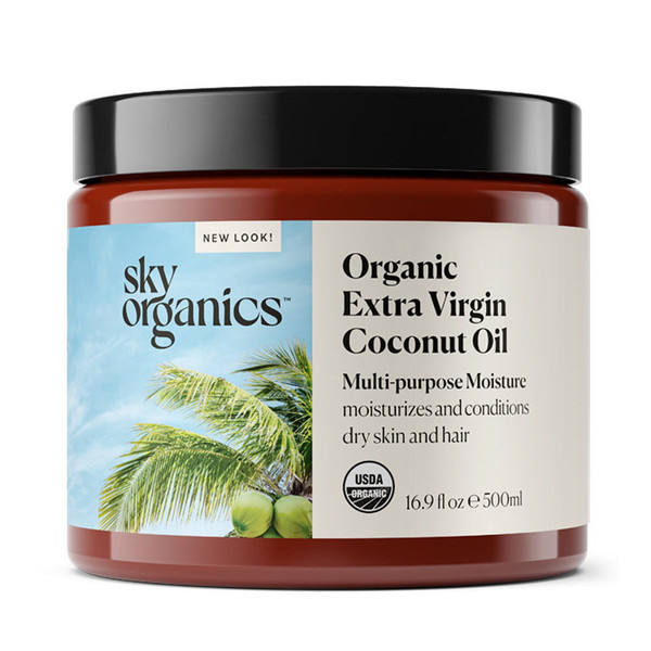Sky Organics, Organic Coconut Oil + Vitamin E, 1 Each, 16.9 Oz