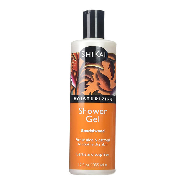 Shikai, Moisturizing Shower Gel Sandalwood, 1 Each, 12 Oz