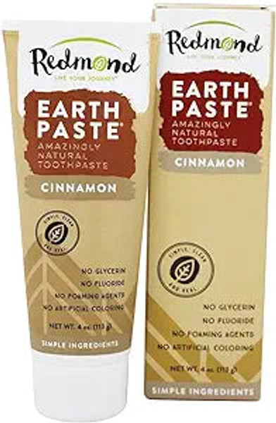 Redmond Clay, Earthpaste Amazingly Natural Toothpaste Cinnamon, 1 Each, 4 Oz