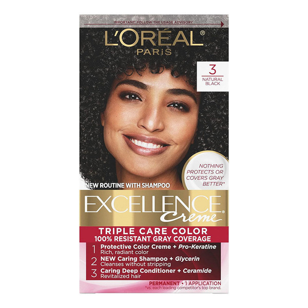 L'Oreal Paris Excellence Creme Permanent Triple Care Hair Color,1Ct