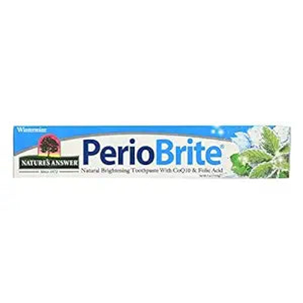 Nature'S Answer, Periobrite Wintermint Natural Brightening Toothpaste, 1 Each, 4 Oz