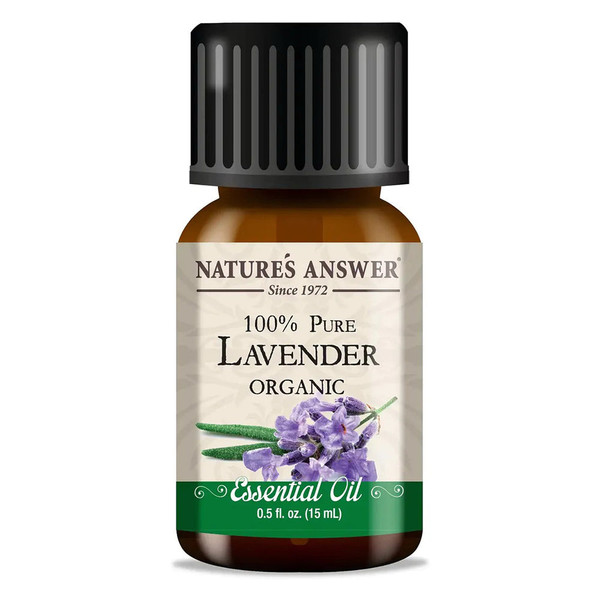 Natures Answer Essential Oil Organic Lavender Liquid - 0.5 Oz
