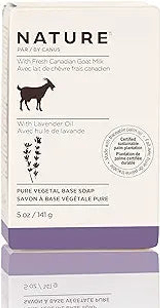 Nature By Canus, Bar Soap Goats Milk Lavender Oil, 1 Each, 5 Oz
