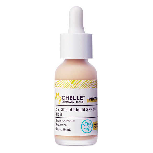 Mychelle, Liquid Sun Shield With Spf 50 Light Broad-Spectrum Protection Dropper Bottle, 1 Each, 1 Fl