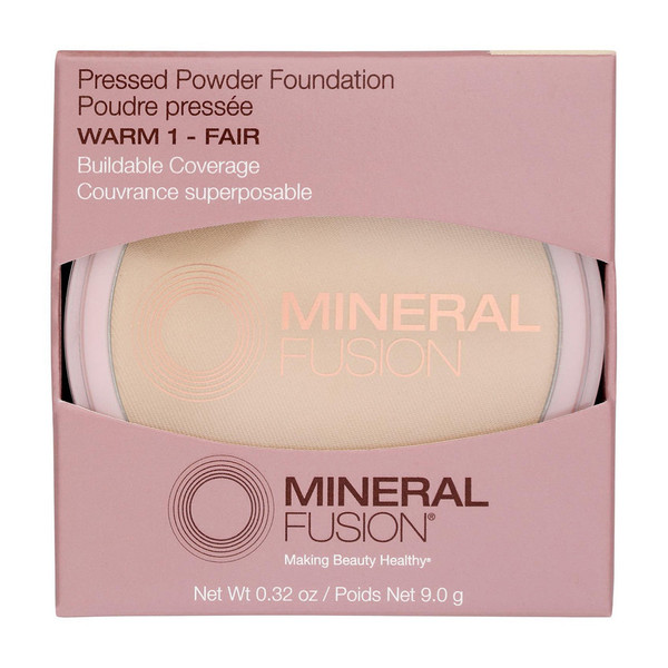 Mineral Fusion Mkup Pressed Base Warm 1, Fair - 0.32 Oz