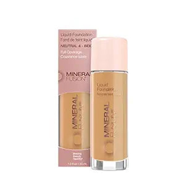 Mineral Fusion, Liquid Foundation Neutral 4, 1 Each, 1 Oz