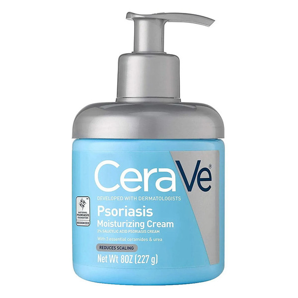 Cerave Psoriasis Moisturizing Cream for Scaling and Itch Relief, 8 Oz