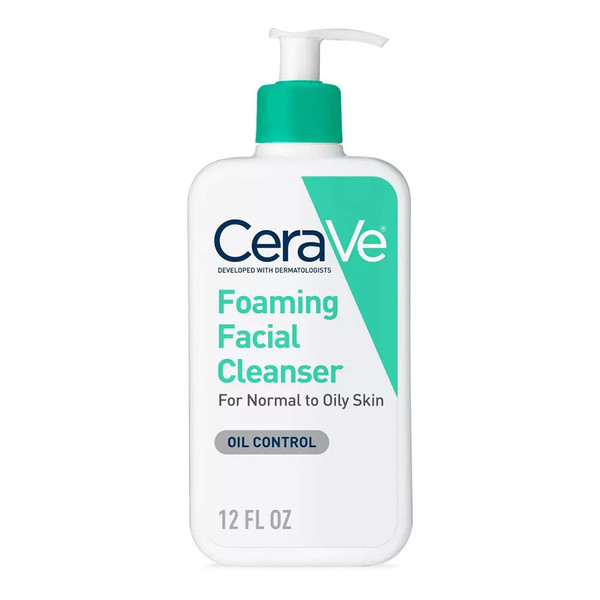 Cerave Foaming Facial Cleanser Daily Face Wash 12 Oz