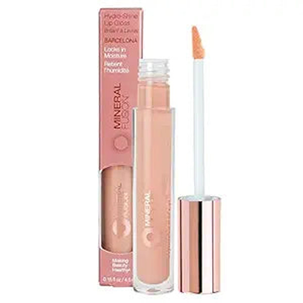 Mineral Fusion, Hydro Shine Lip Gloss Barcelona, 1 Each, 0.15 Oz