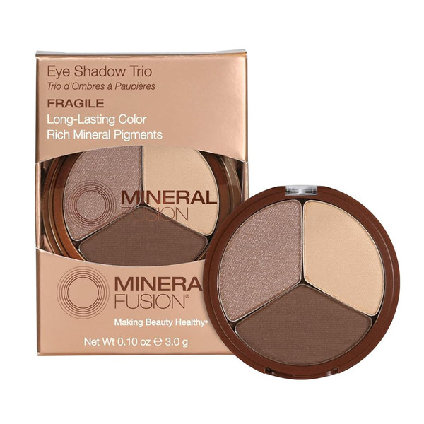 Mineral Fusion, Eye Shadow Trio Fragile, 1 Each, 0.1 Oz