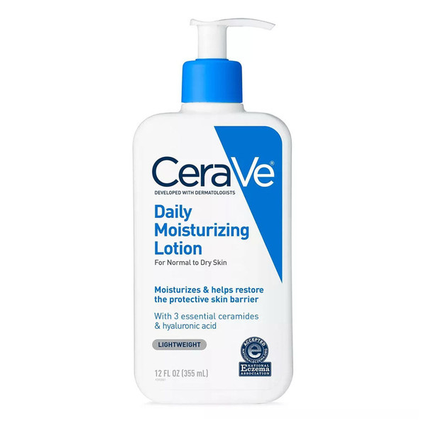Cerave Daily Moisturizing Lotion For Dry Skin Body Lotion & Facial Moisturizer , 1.89 Oz