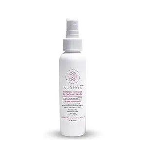 Kushae, Natural Feminine Deodorant Spray, Aluminum Free,  1 Each, 4.3 Oz