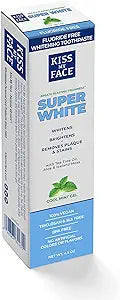 Kiss My Face, Super White Toothpaste, Fluoride-Free, Cool Mint, 1 Each, 4.5 Oz