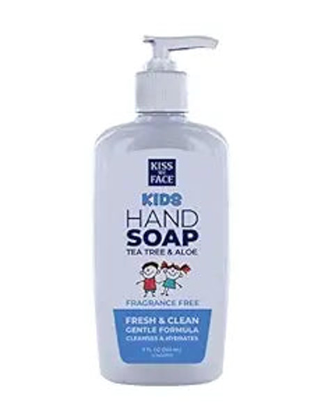 Kiss My Face, Kids Defense Liquid Hand Soap Fragrance Free, 1 Each, 9 Oz