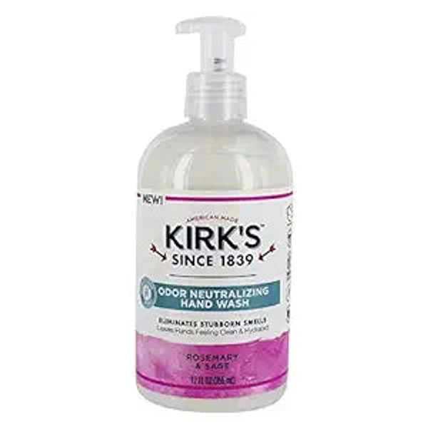 Kirk`S, Odor Neutralizer Hand Soap Rosemary And Sage, 1 Each, 12 Oz