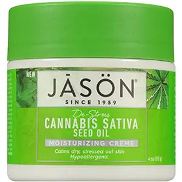 Jason Natural Products, Natural Products Moistrzng Cream Canbis Satv, 1 Each, 4 Oz