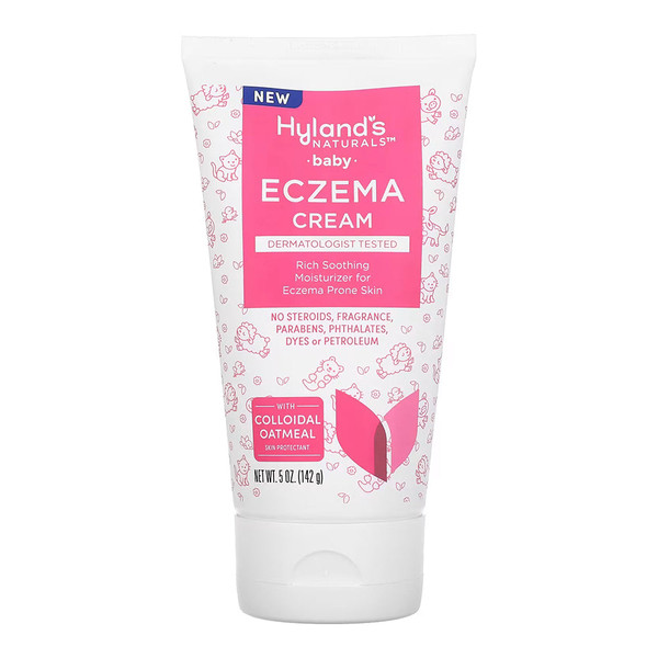 Hyland'S Naturals Baby Eczema Cream, Rich Soothing Moisturizer For Eczema Prone Skin, 5 Ounce