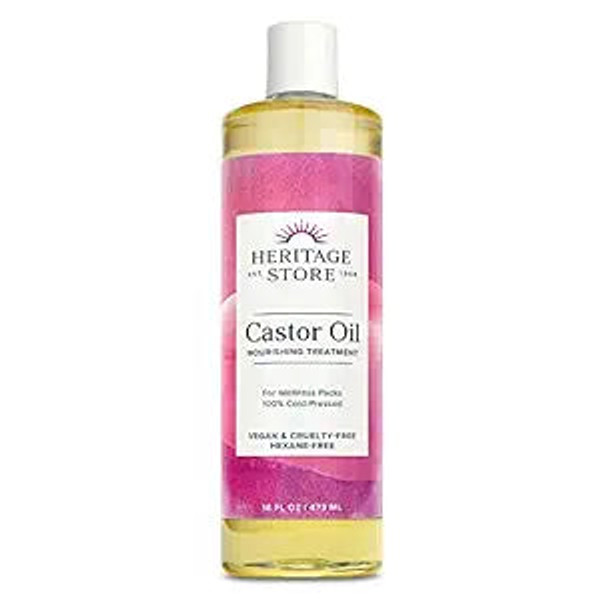 Heritage, Castor Oil Hexane Free, 1 Each, 16 Oz