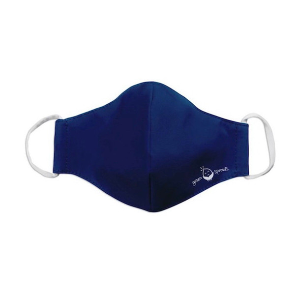 Green Sprouts Adult Reusable Mask-Navy -Large