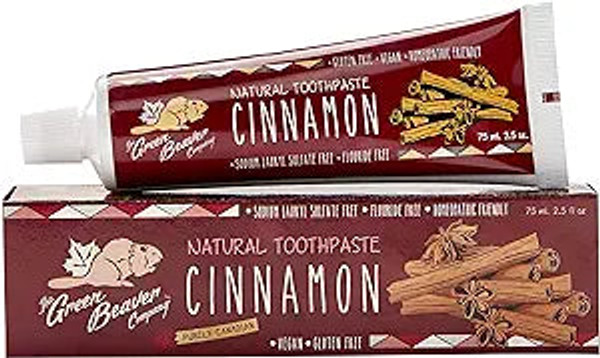 The Green Beaver, Natural Toothpaste Cinnamon, 1 Each, 2.5 Fl Oz