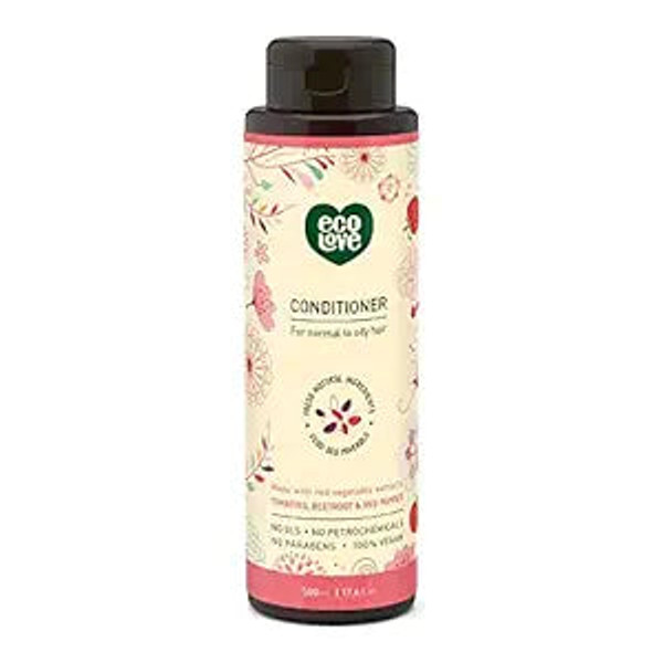 Ecolove, Conditioner Red Vegetables Conditioner For Normal To Oily Hair, 1 Each, 17.6 Fl Oz