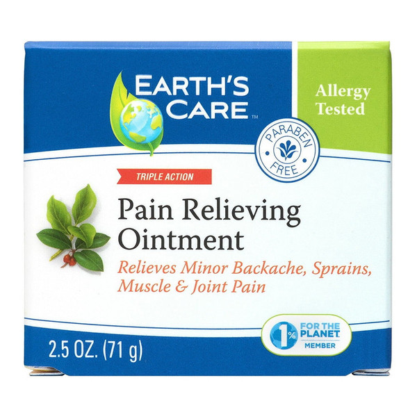 Earth'S Care, Pain Relieving Ointment, 1 Each, 2.5 Oz