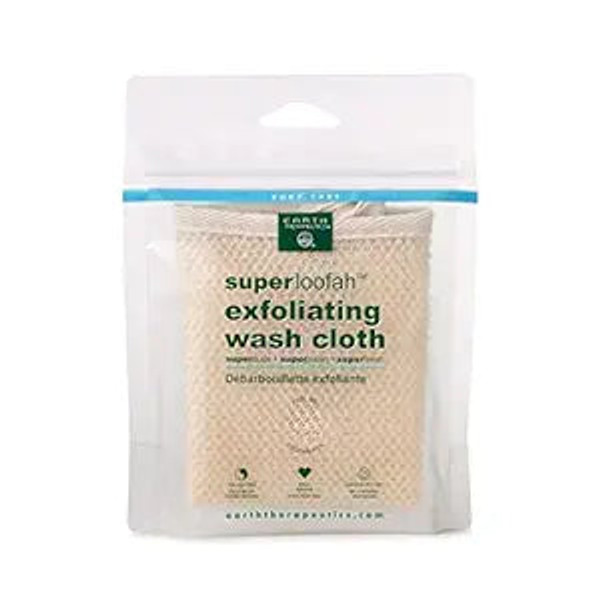 Earth Therapeutics, Super Loofah Exfoliating Wash Cloth, 1 Each, 1 Ct