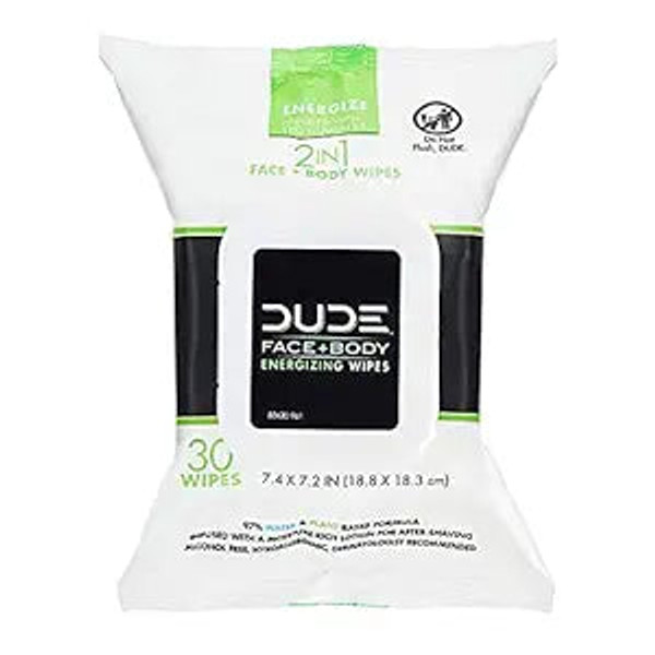 Dude Wipes, Face Wipes, 1 Each, 30 Ct