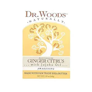 Dr. Woods, Castile Bar Soap Ginger Citrus, 1 Each, 5.25 Oz