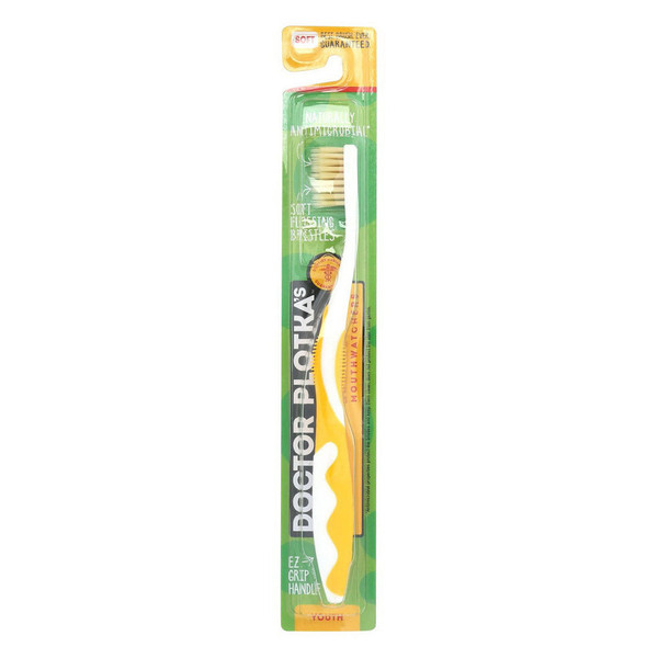 Doctor Plotka`S, Mouth Watchers Toothbrush Youth Yellow, 1 Each, 1 Count