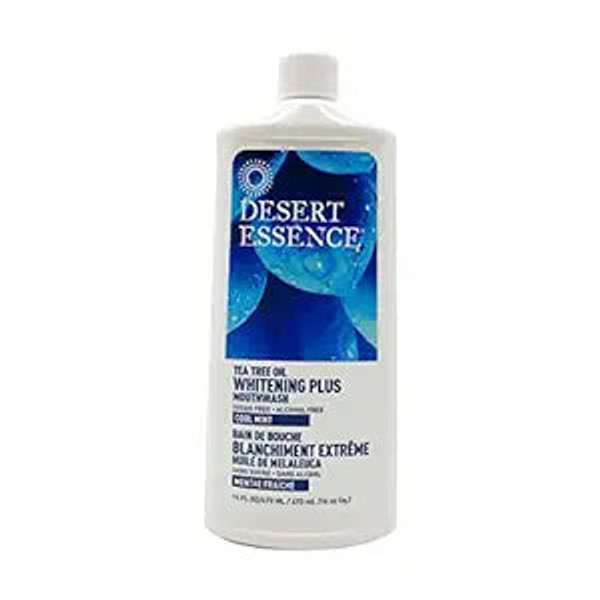 Desert Essence, Whitening Plus Mouthwash With Tea Tree Oil, 1 Each, 16 Fl Oz.
