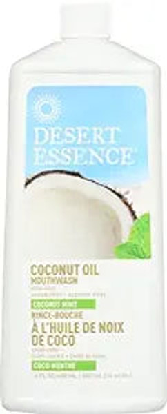 Desert Essence, Coconut Oil Mouthwash Coconut Mint, 1 Each, 16 Oz