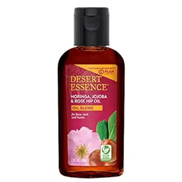 Desert Essence, Moringa Jojoba And Rose Hip Oil, 1 Each, 2 Oz