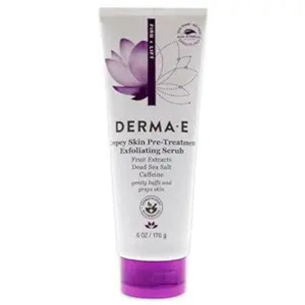 Derma E, Crepey Skin Pre-Treatment Exfoliating Scrub, 1 Each, 6 Oz
