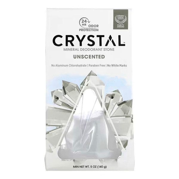 Crystal, Deodorant, Mineral Stone, Unscented, 1 Each, 5 Oz