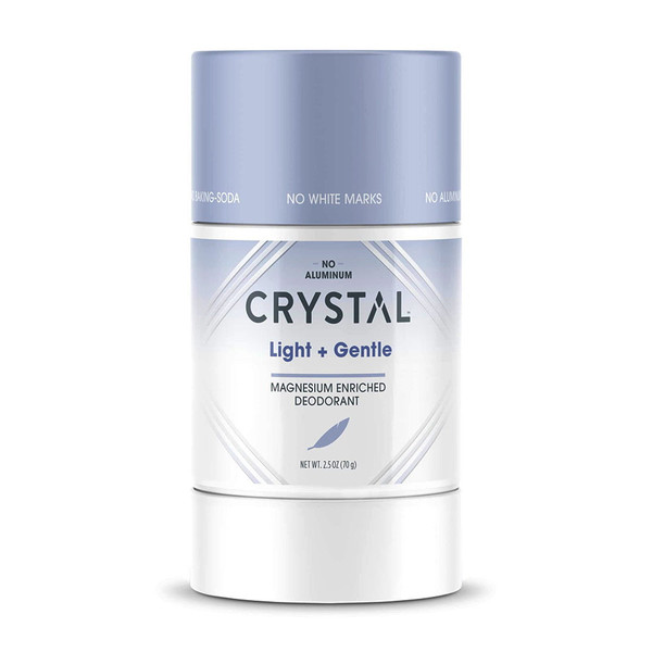 Crystal Magnesium Solid Stick Natural Deodorant, Non-Irritating Aluminum Free Deodorant For Men Or Women, 2.5 Oz