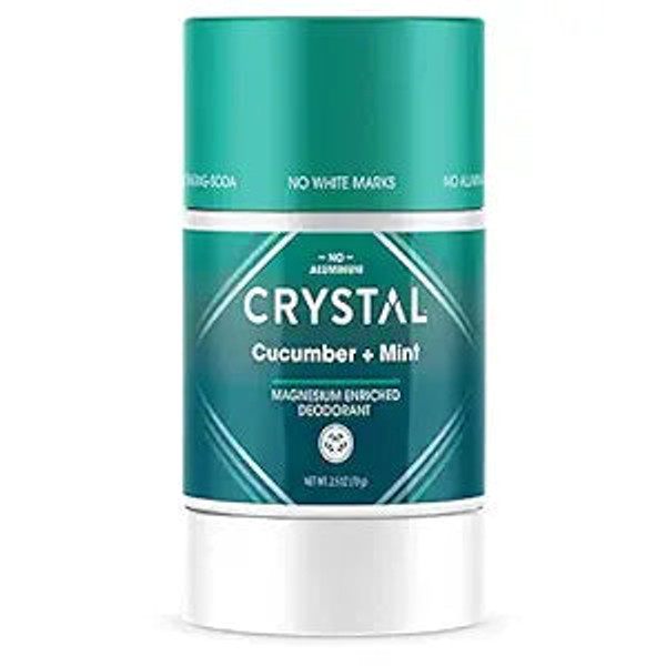 Crystal, Deodorant Stick, Magnesium Enriched,  Cucumber & Mint, 1 Each, 2.5 Oz